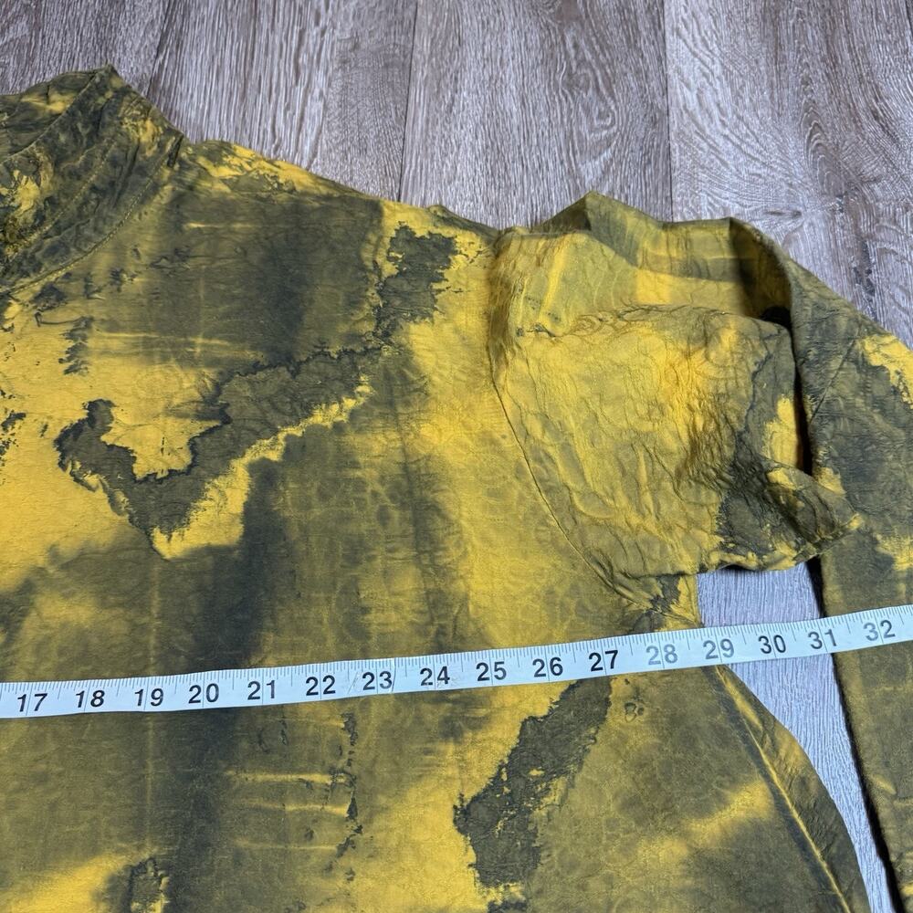 Dress to Kill LagenLook One Size Art to Wear Tie Dye Button Up Top - Picture 9 of 12